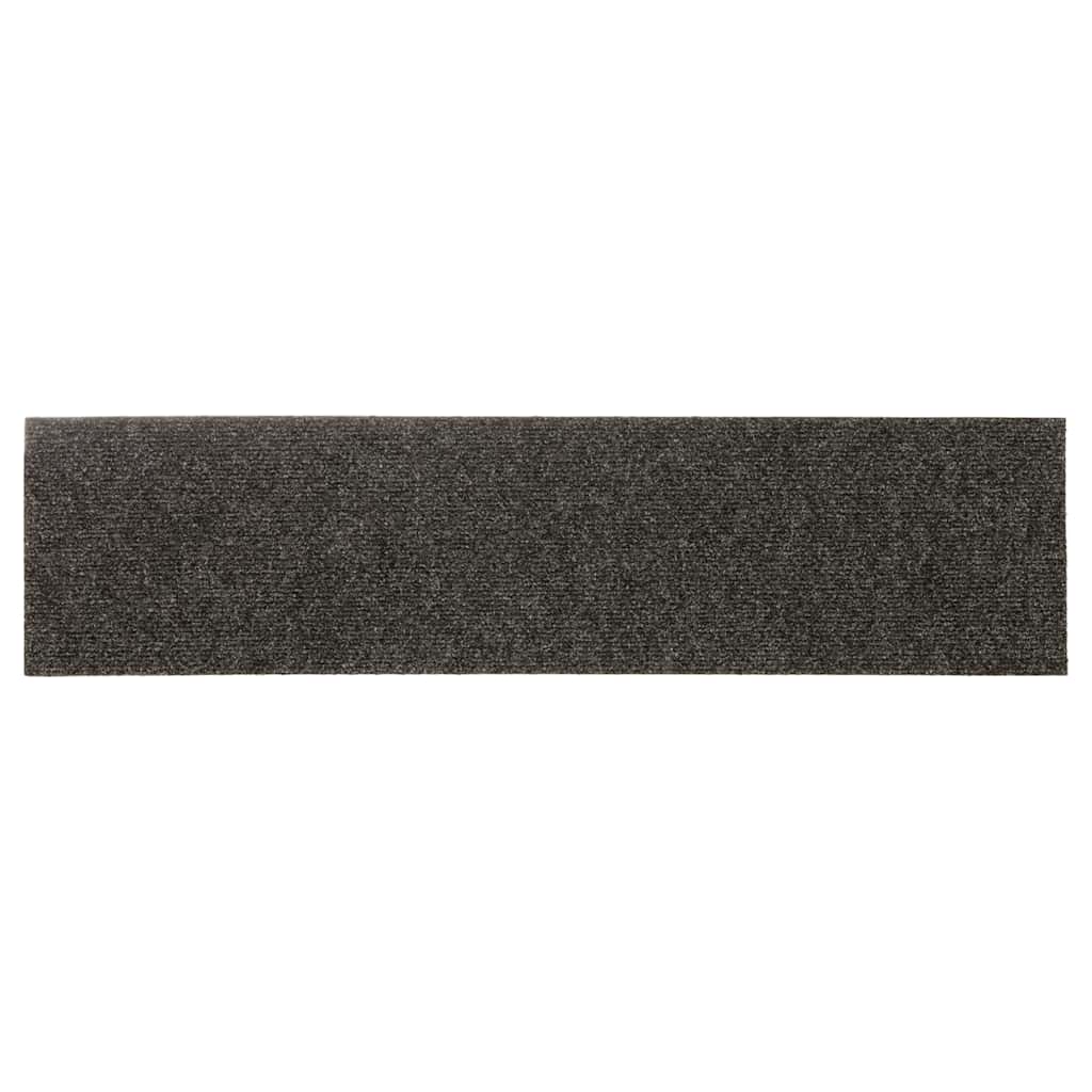 Trappematter Selvklebende 30 Stk Antrasitt 76X20 Cm Rektangulær