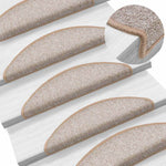 Trappematter 30 Stk Lysebrune 56X17X3 Cm