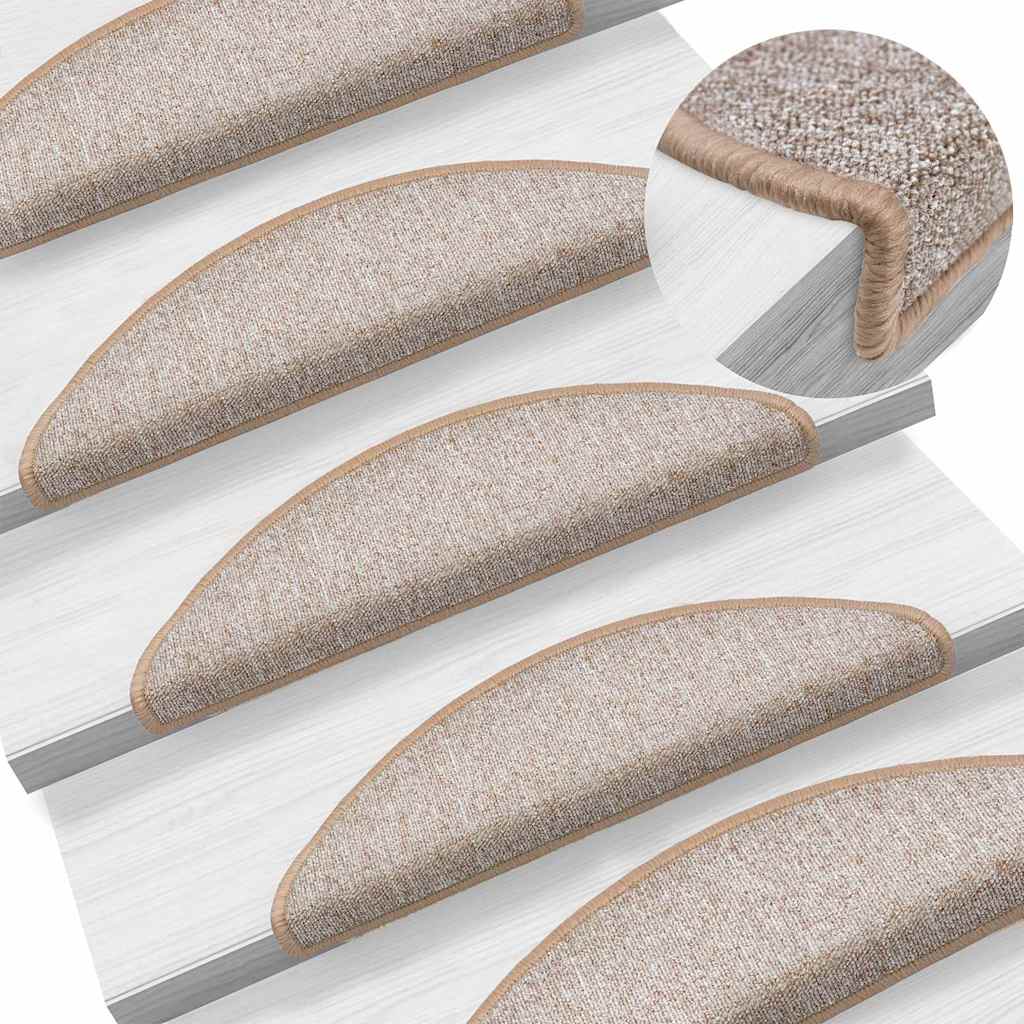 Trappematter 30 Stk Lysebrune 56X17X3 Cm