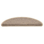 Selvklebende Trappematter Sisal 30 Stk 56X17X3 Cm Mørk Beige