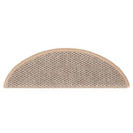 Selvklebende Trappematter Sisal 30 Stk 56X17X3 Cm Lysebeige