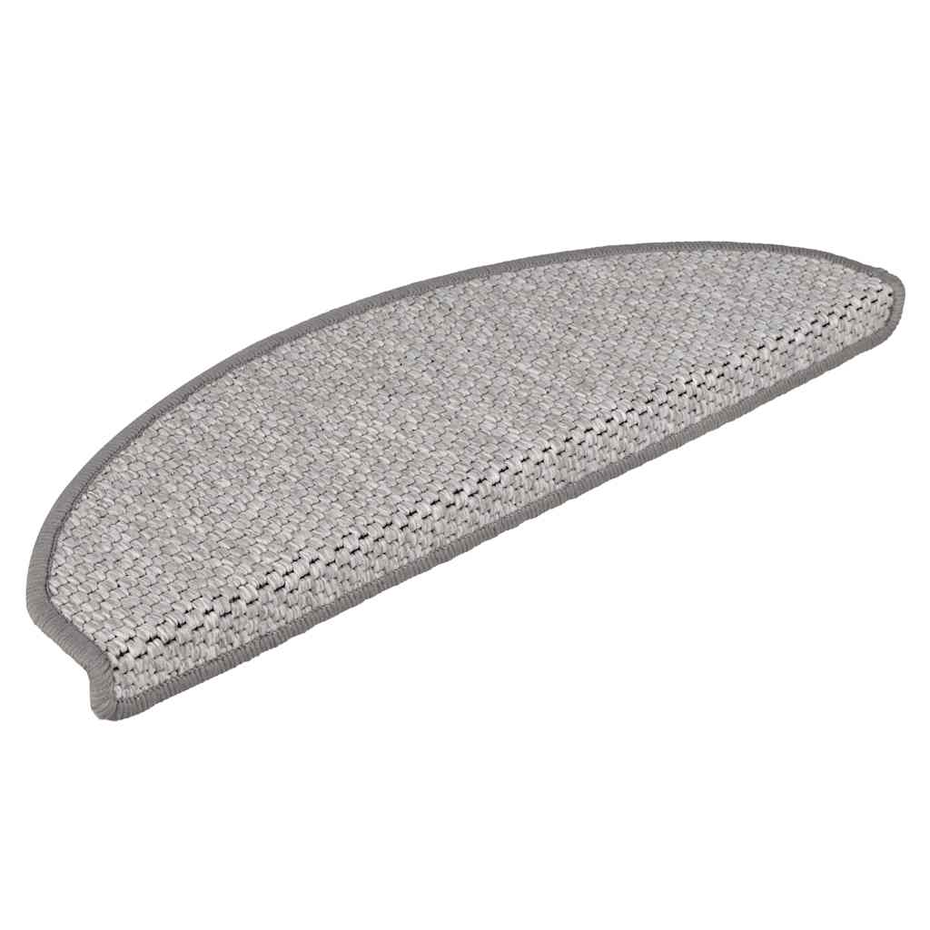 Selvklebende Trappematter Sisal 30 Stk 65X21X4 Cm Platina