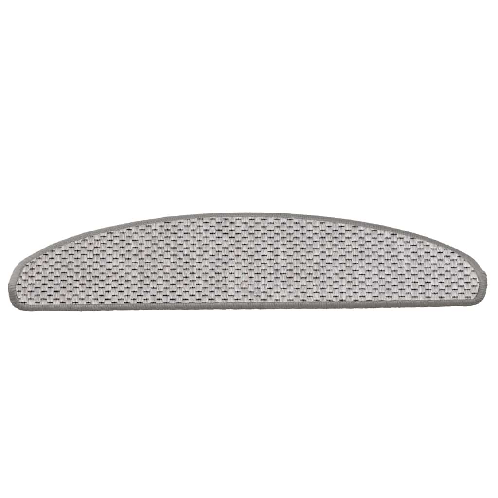 Selvklebende Trappematter Sisal 30 Stk 65X21X4 Cm Platina