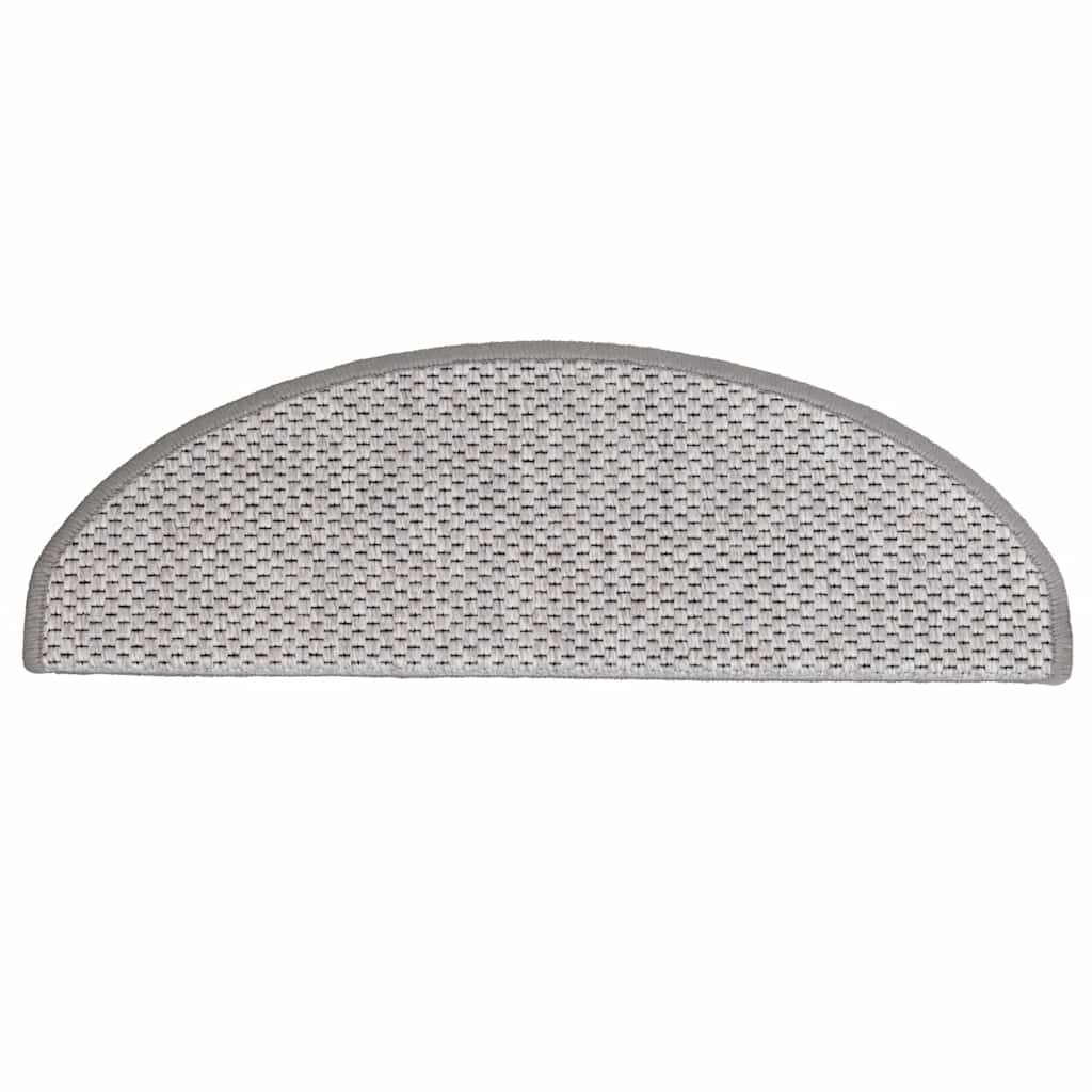 Selvklebende Trappematter Sisal 30 Stk 65X21X4 Cm Platina