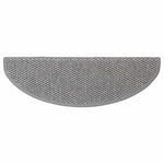 Selvklebende Trappematter Sisal 30 Stk 65X21X4 Cm Sølv