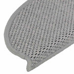 Selvklebende Trappematter Sisal 30 Stk 65X21X4 Cm Sølv