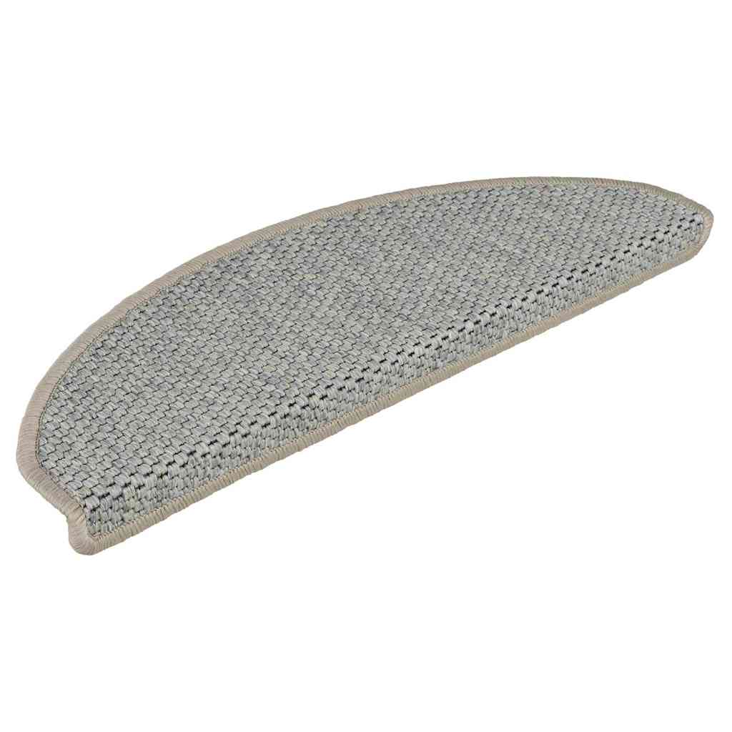 Selvklebende Trappematter Sisal 30 Stk 65X21X4 Cm Lysegrønn
