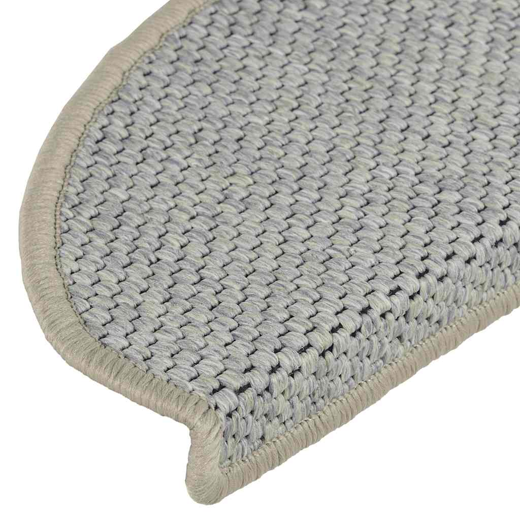 Selvklebende Trappematter Sisal 30 Stk 65X21X4 Cm Lysegrønn