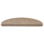 Selvklebende Trappematter Sisal 30 Stk 65X21X4 Cm Sand