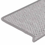 Selvklebende Trappematter Sisal 30 Stk 65X21X4 Cm Platina