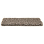 Selvklebende Trappematter Sisal 30 Stk 65X21X4 Cm Mørk Beige