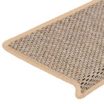 Selvklebende Trappematter Sisal 30 Stk 65X21X4 Cm Lysebeige
