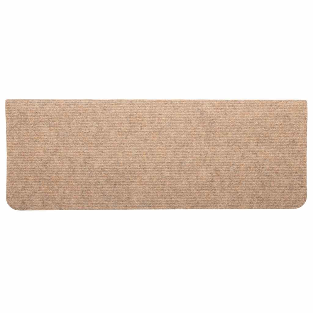 Selvklebende Trappematter 30 Stk Beige 65X24,5X3,5 Cm