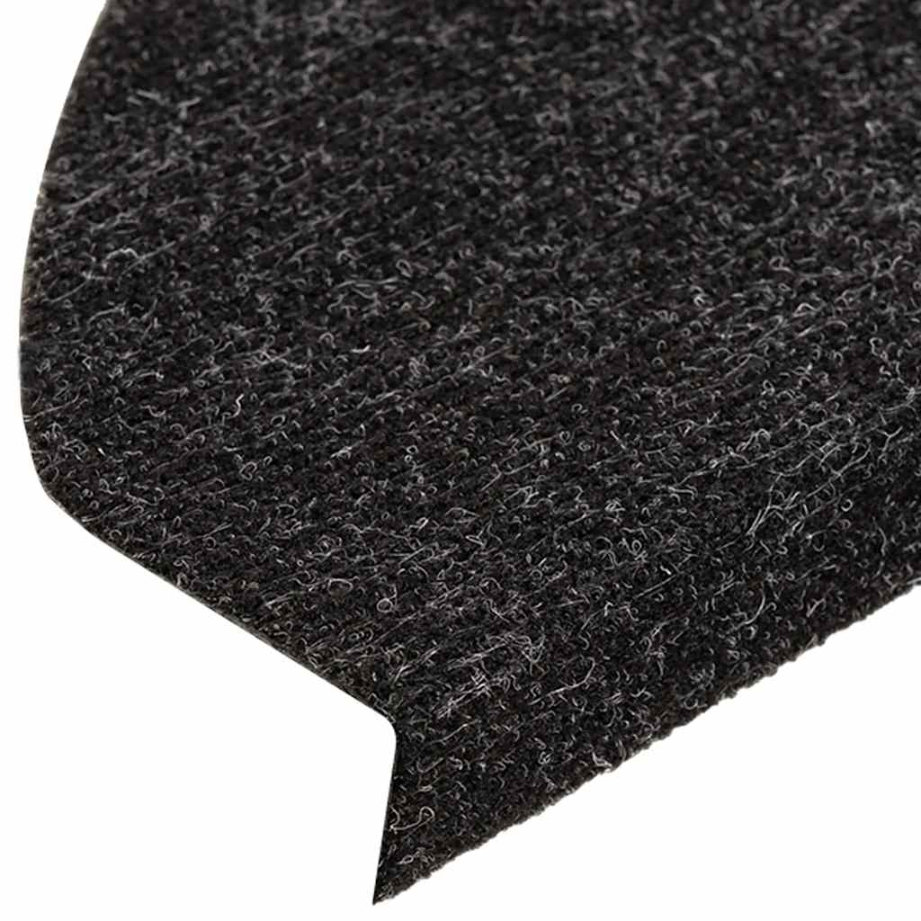 Selvklebende Trappematter 30 Stk Antrasitt 65X22,5X3,5 Cm