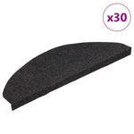 Selvklebende Trappematter 30 Stk Svart 65X22,5X3,5 Cm