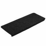 Selvklebende Trappematter 30 Stk Svart 65X24,5X3,5 Cm