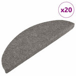 Selvklebende Trappematter 20 Stk Grå 56X17X3 Cm