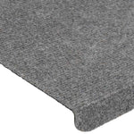 Selvklebende Trappematter 30 Stk Grå 65X24,5X3,5 Cm