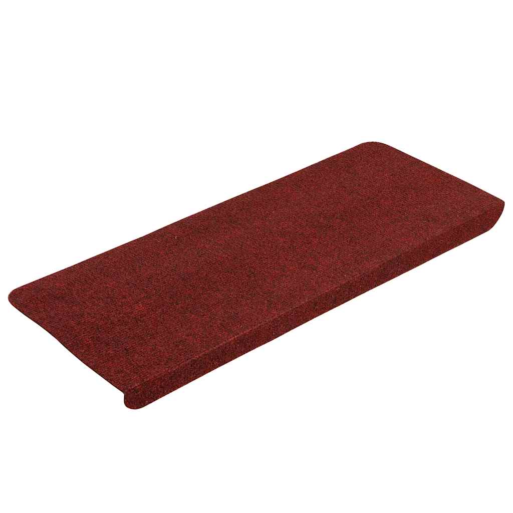 Selvklebende Trappematter 30 Stk Rød 65X24,5X3,5 Cm