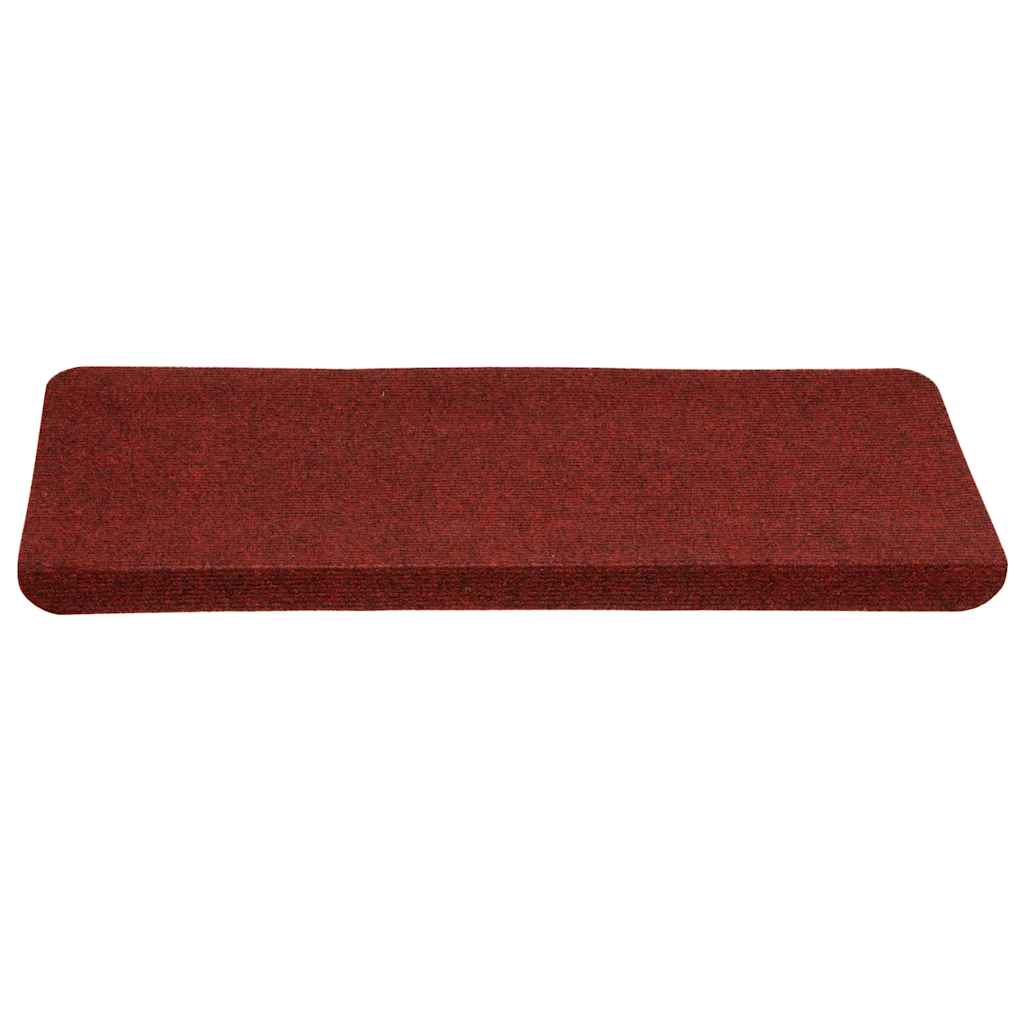 Selvklebende Trappematter 30 Stk Rød 65X24,5X3,5 Cm