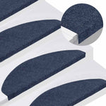 Selvklebende Trappematter 30 Stk Blå 65X22,5X3,5 Cm