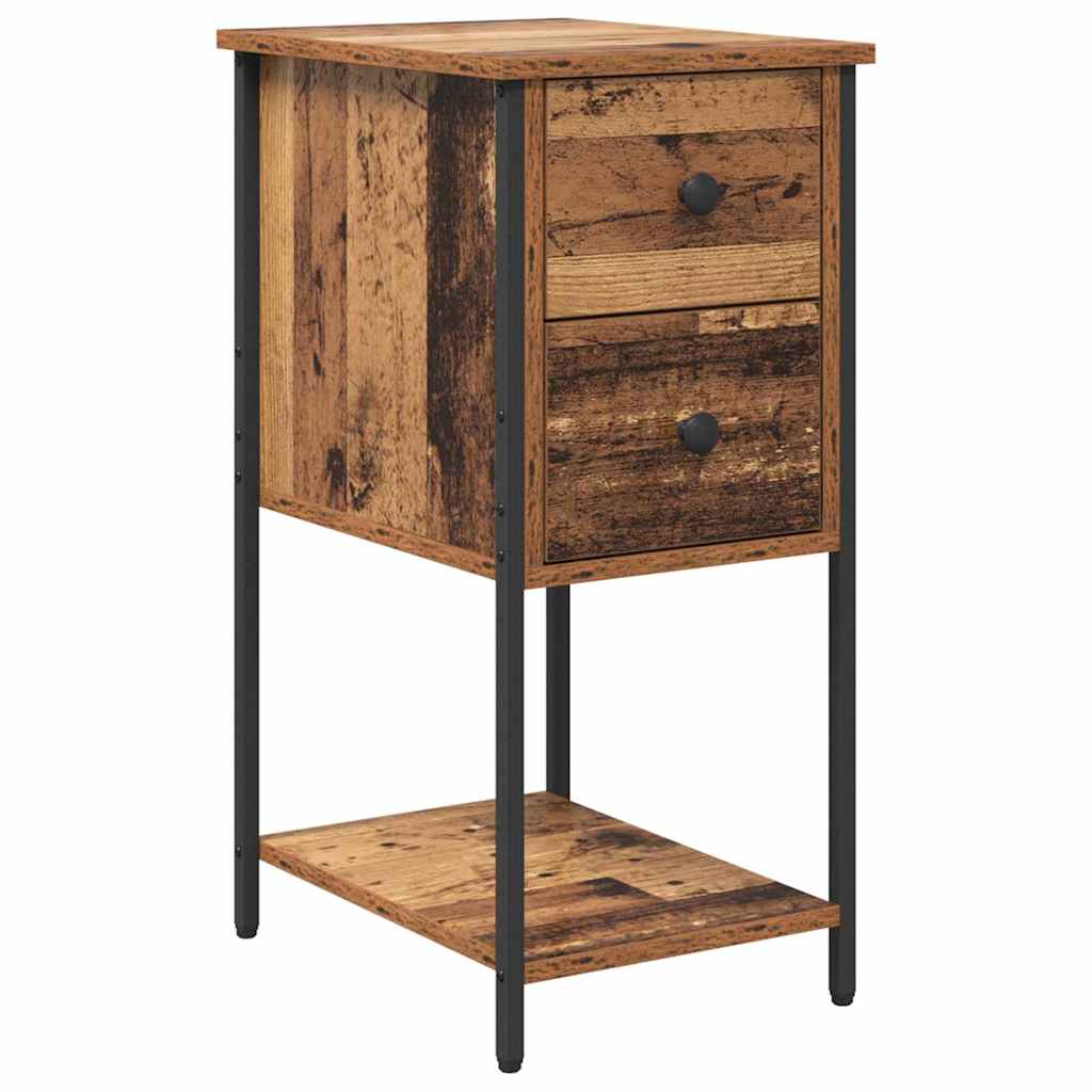 Nattbordskap Gammelt Tre 32 X 42 X 70 Cm Konstruert Tre