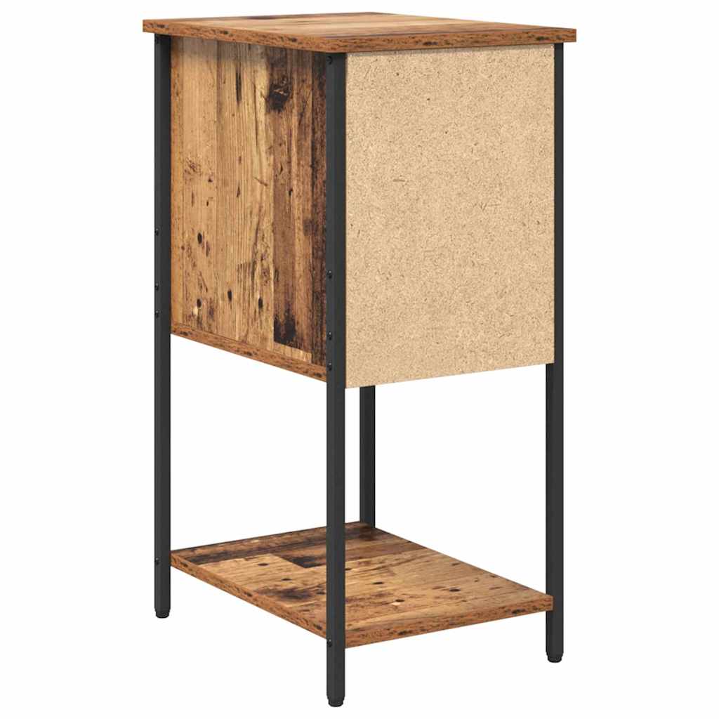 Nattbordskap Gammelt Tre 32 X 42 X 70 Cm Konstruert Tre