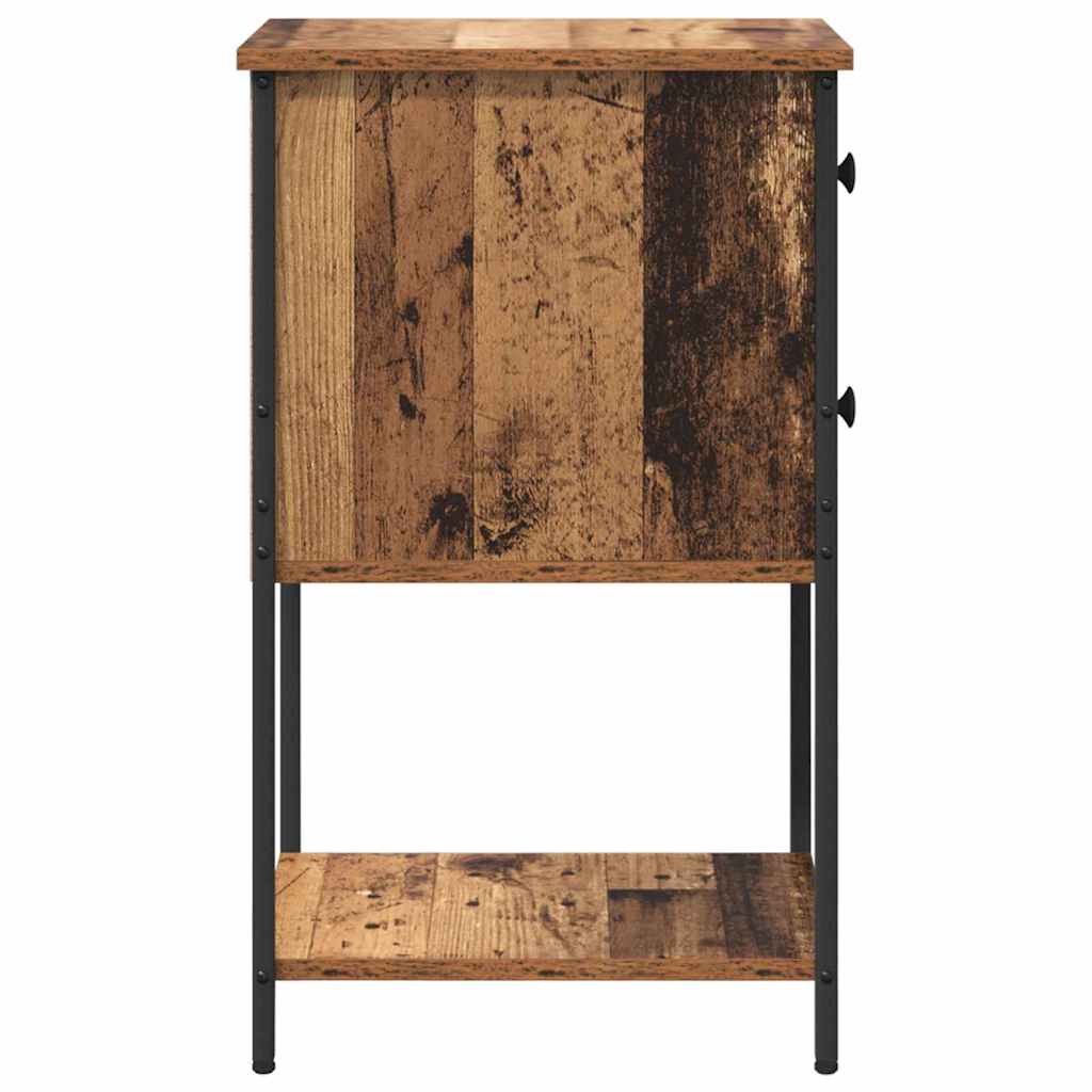 Nattbordskap Gammelt Tre 32 X 42 X 70 Cm Konstruert Tre