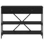 Konsollbord Med Skuff Med Hylle Annet Med Lagring Svart Eik