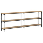 Konsollbord Artisan Eik 200 X 29 X 75 Cm Ingeniørtre Og Metall