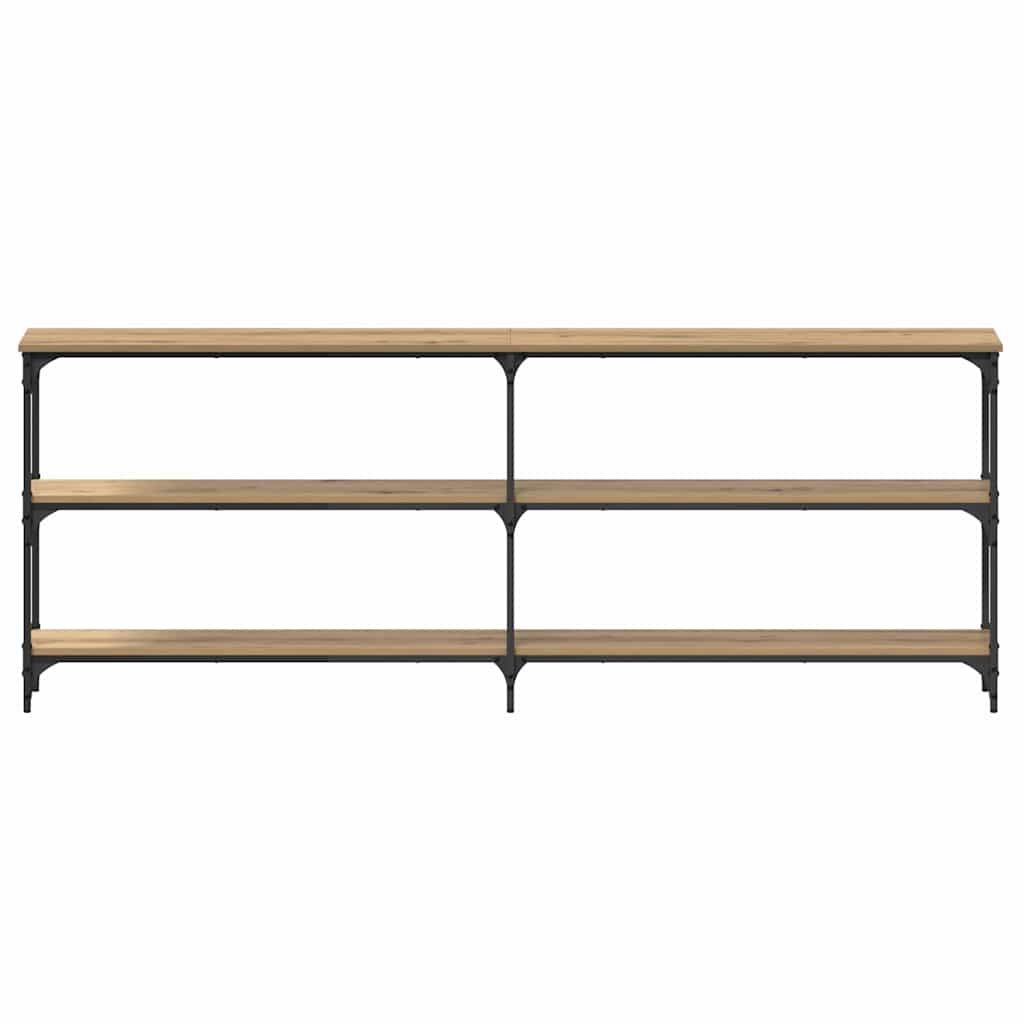 Konsollbord Artisan Eik 200 X 29 X 75 Cm Ingeniørtre Og Metall