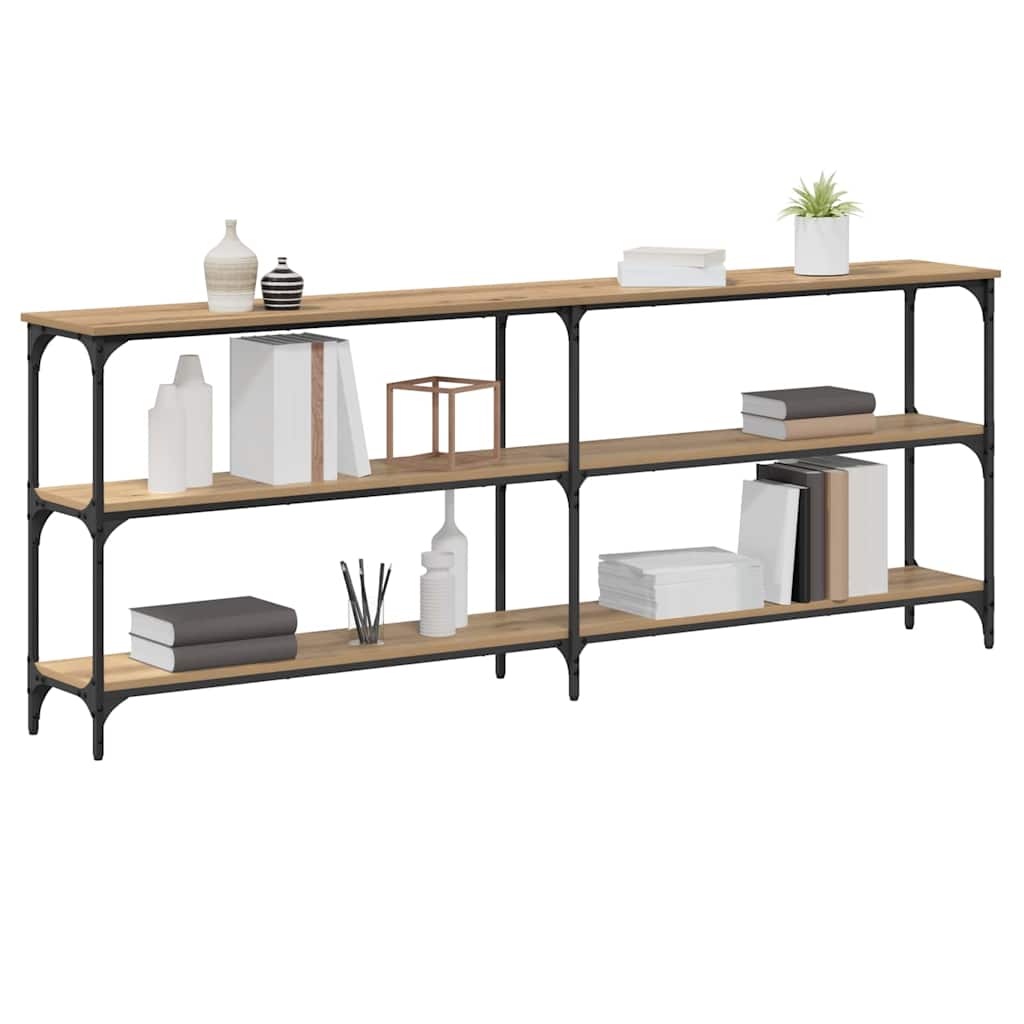 Konsollbord Artisan Eik 200 X 29 X 75 Cm Ingeniørtre Og Metall