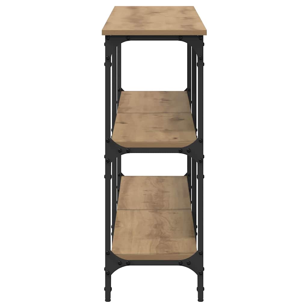 Konsollbord Artisan Eik 200 X 29 X 75 Cm Ingeniørtre Og Metall