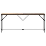 Konsollbord Gamle Tre 180 X 23 X 75 Cm Ingeniørtre Og Metall