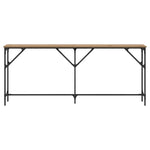 Konsollbord Artisan Eik 180 X 23 X 75 Cm Ingeniørtre Og Metall