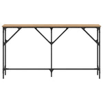 Konsollbord Artisan Eik 140 X 23 X 75 Cm Ingeniørtre Og Metall