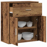 Serviesskap Gammelt Tre 60 X 31 X 70 Cm Konstruert Tre