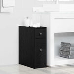 Baderomsinnredningssett Veggmontert Svart Eik 80 X 18 X 60 Cm