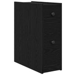 Baderomsinnredningssett Veggmontert Svart Eik 80 X 18 X 60 Cm