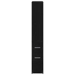 Baderomsinnredningssett Veggmontert Svart Eik 22 X 41 X 135 Cm