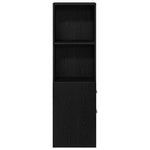 Baderomsinnredningssett Veggmontert Svart Eik 22 X 41 X 135 Cm