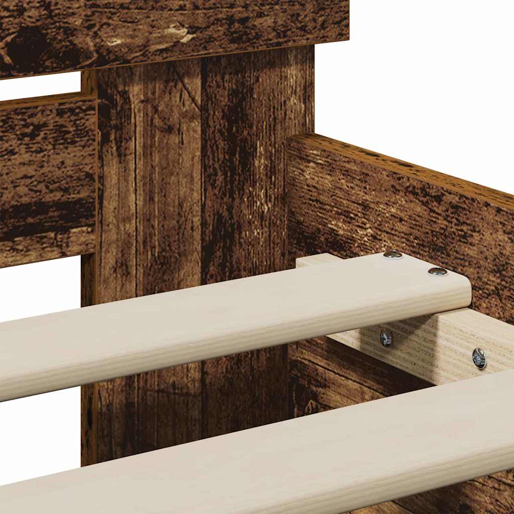Sengestamme Gammelt Tre 75 X 190 Cm Konstruert Tre
