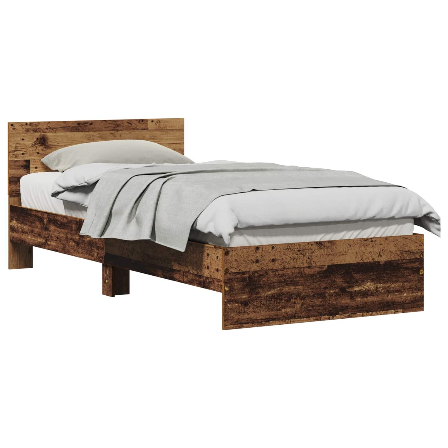 Sengestamme Gammelt Tre 75 X 190 Cm Konstruert Tre