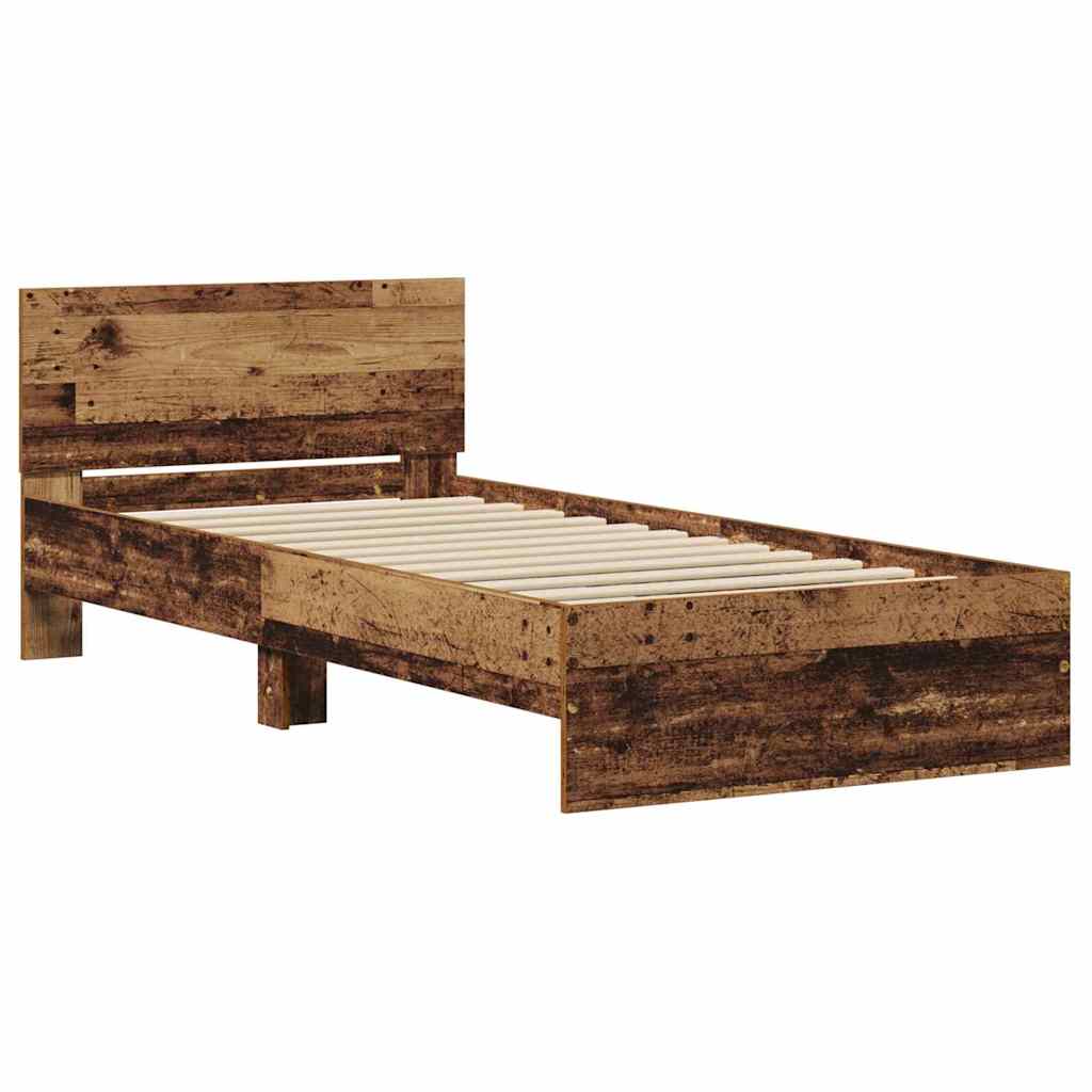 Sengestamme Gammelt Tre 75 X 190 Cm Konstruert Tre