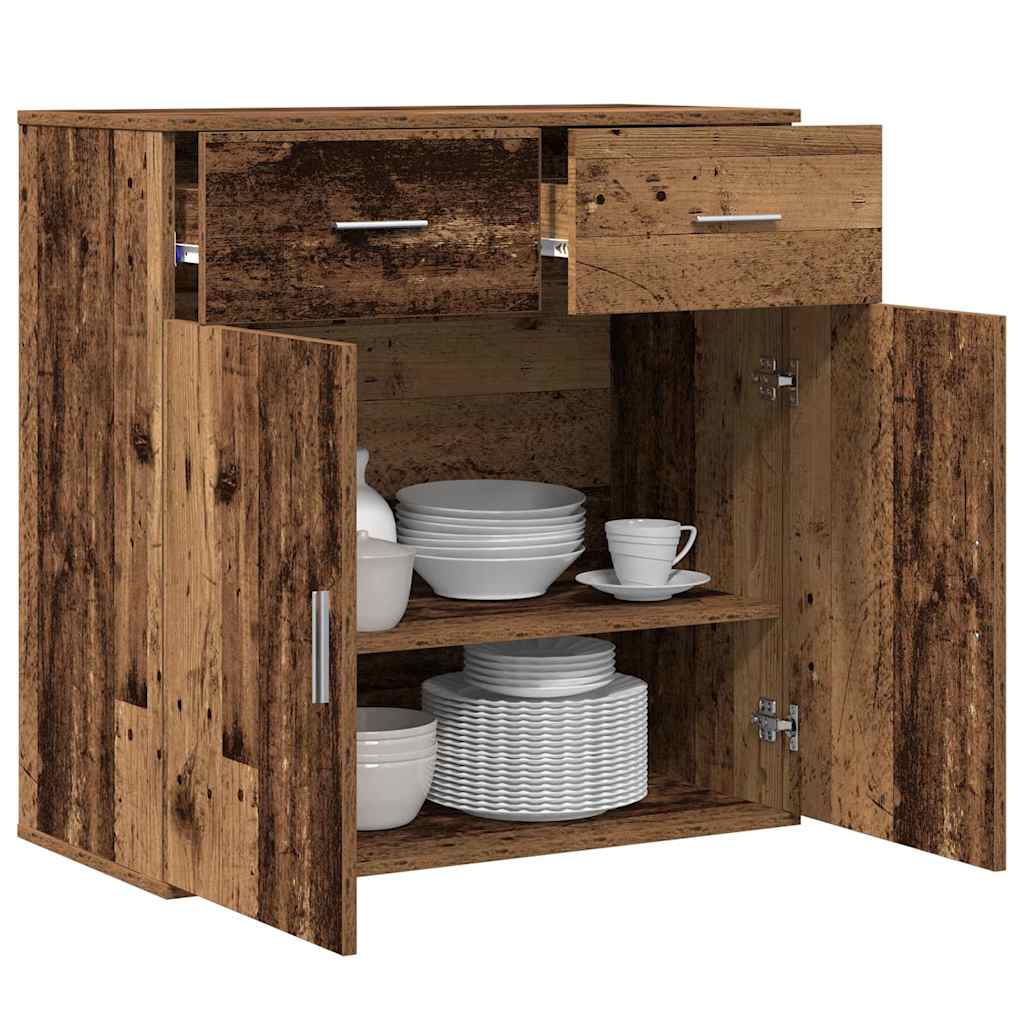 Serviesskap Gammelt Tre 78 X 38 X 80 Cm Konstruert Tre