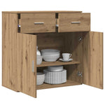 Serviesskap Artisan Eik 78 X 38 X 80 Cm Konstruert Tre