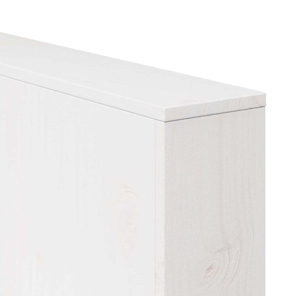 Hagemøbelsofa Hvit 185,5 X 60 X 62 Cm Massiv Furu