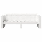 Hagemøbelsofa Hvit 185,5 X 60 X 62 Cm Massiv Furu