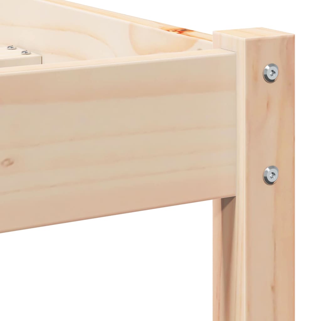 Sengestamme Brun 225,5 X 105,5 X 69,5 Cm Massiv Furu