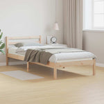 Sengestamme Brun 225,5 X 105,5 X 69,5 Cm Massiv Furu